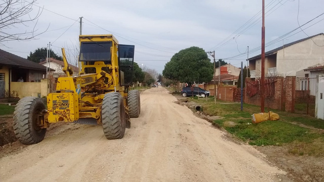 SANTA CLARA: finalizó la obra de desagüe pluvial de la calle Necochea