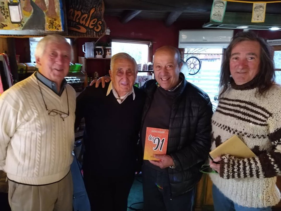 “Pitingo” Paredi participó del taller literario en la presentación del libro “Los 91” de José M. Mazzilli