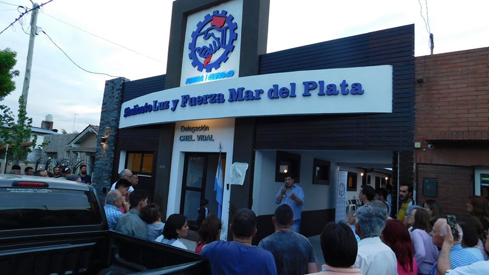 Luz y Fuerza inauguró su nueva sede de Coronel Vidal