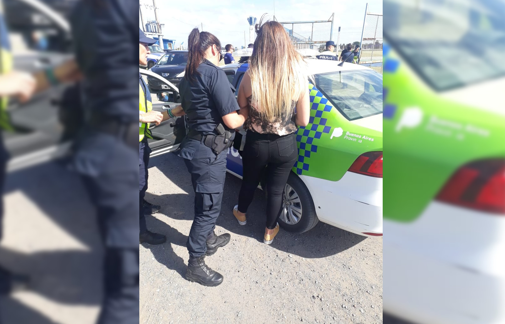 SARMIENTO VS AMERICA: Una mujer con una faca y dos cajas de vino fueron secuestradas a la parcialidad local