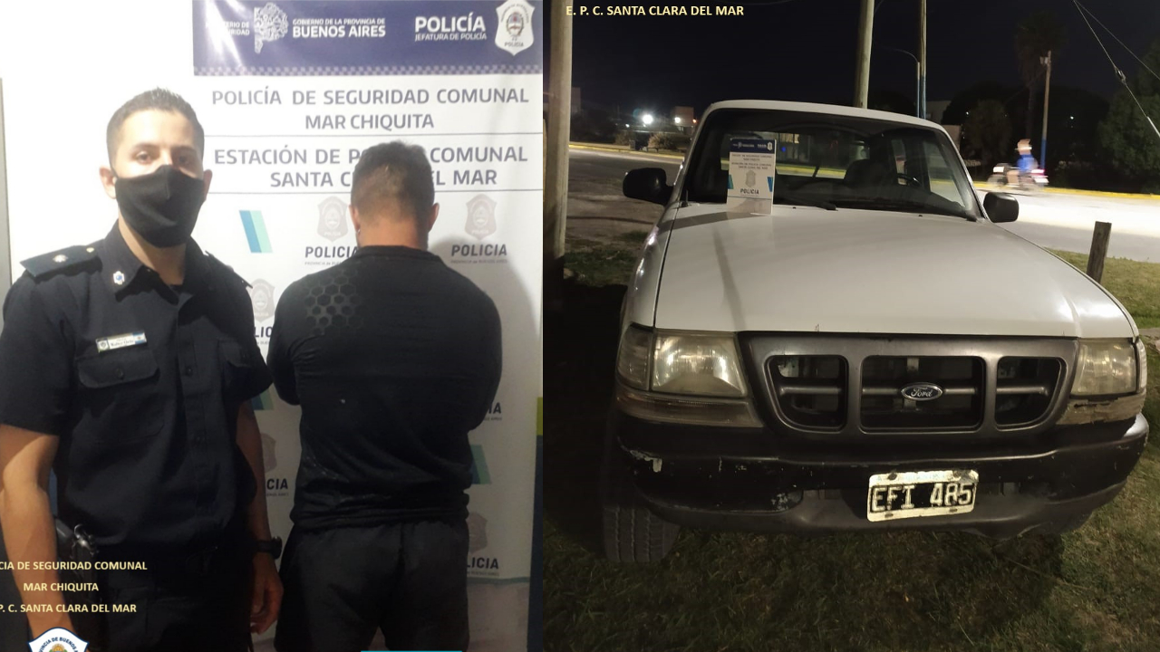 STA CLARA: Circulaba en una camioneta con pedido de captura por hurto en Mendoza