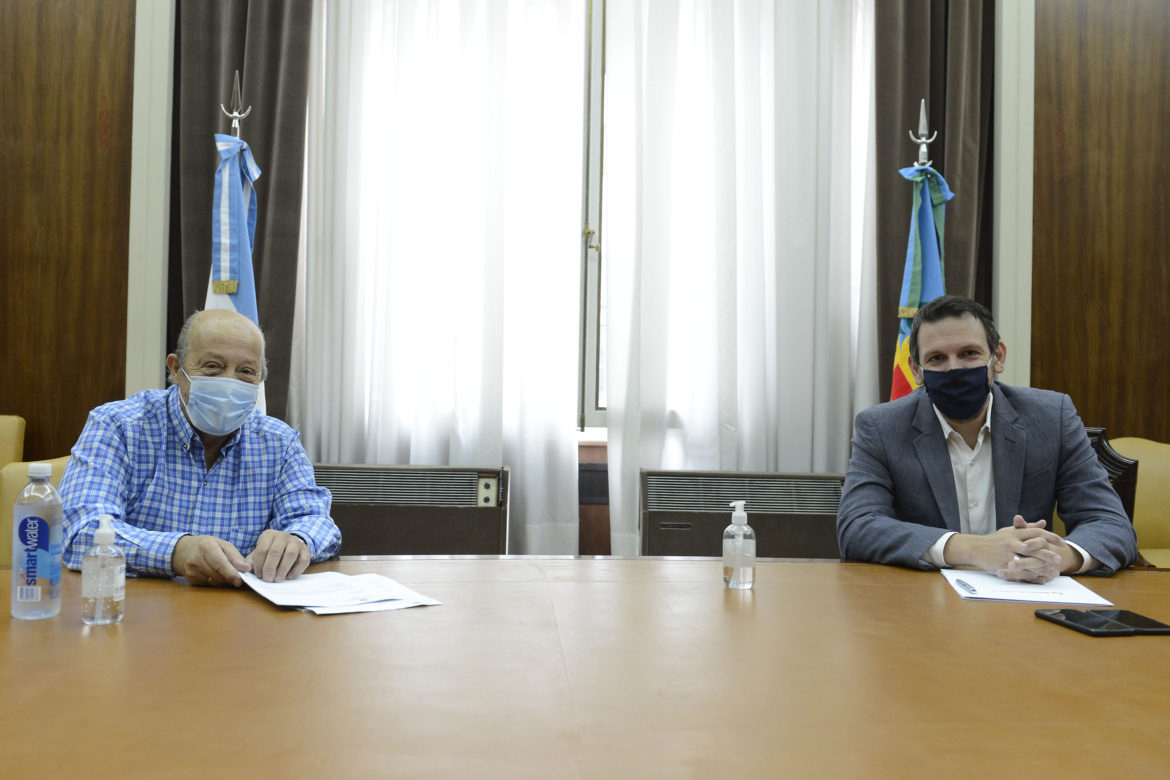 Jorge Paredi se reunió con Juan Cuattromo, presidente del Banco Provincia, con diversos pedidos para Mar Chiquita