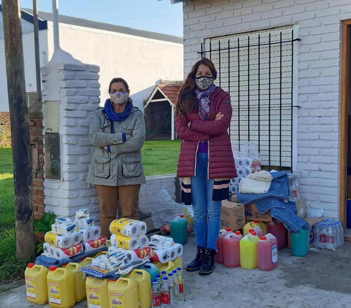 CONSEJO ESCOLAR: Se entregaron más kit de limpieza en las instituciones marchiquitenses