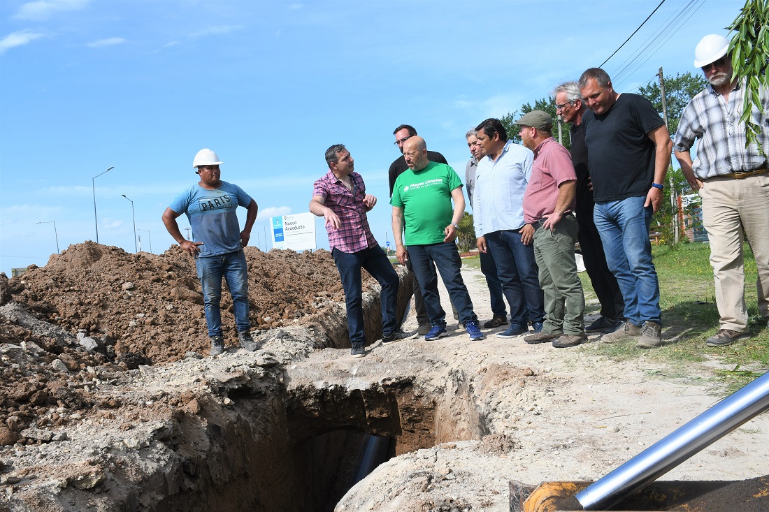 Obras Públicas: avanza la obra del acueducto Santa Clara del Mar – Mar Chiquita