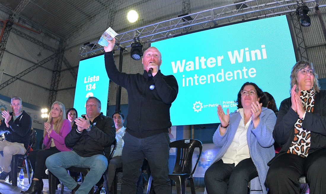 Walter “Wini” ganó la interna de Unión por la Patria y la general y será el candidato a intendente de esa fuerza