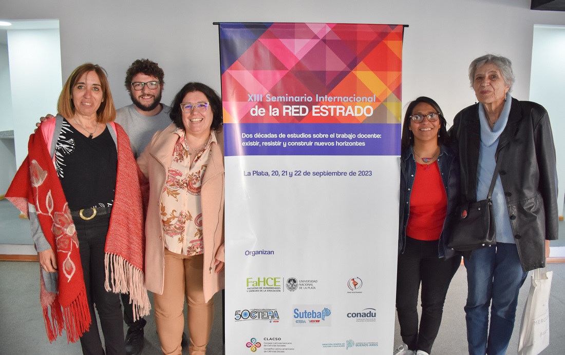 El proyecto «Infancias en el Aire» fue presentado en el XIII Seminario Internacional de la Red Estrado en la Universidad Nacional de La Plata