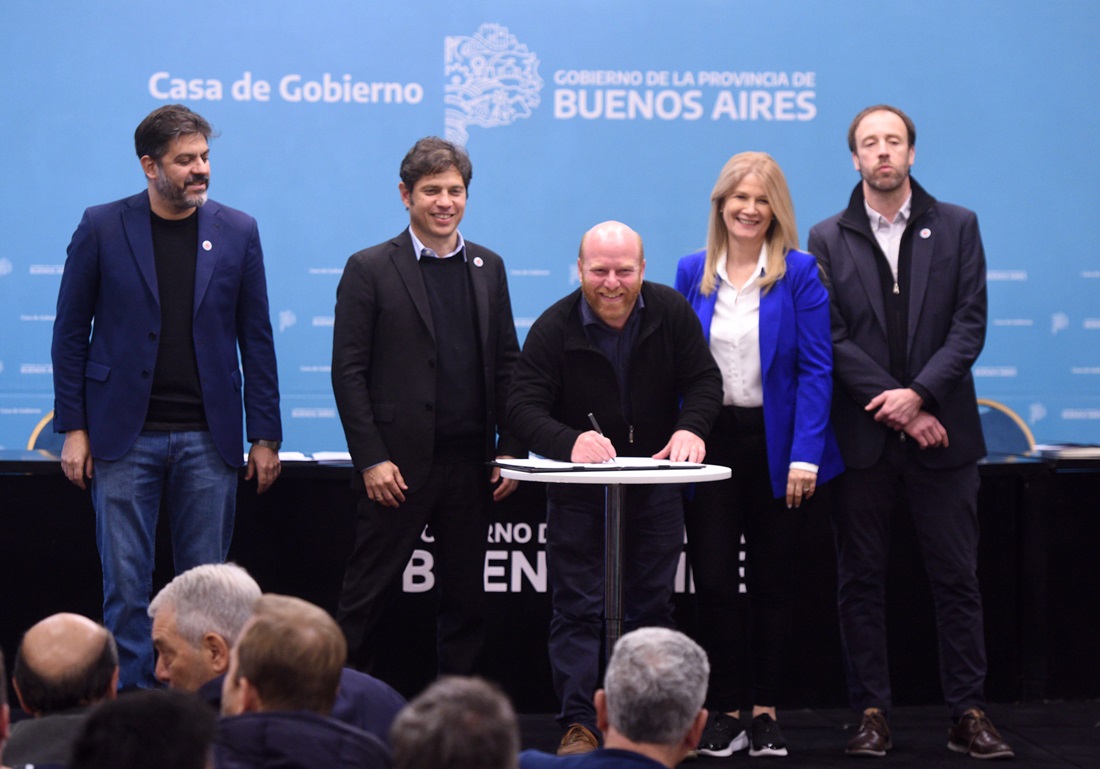 Wischnivetzky rubricó con Kicillof un nuevo desembolso del Fondo de Fortalecimiento Fiscal Municipal