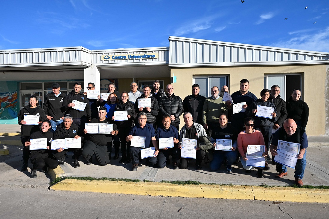 Seguridad en Mar Chiquita: finalizaron los cursos de formación para agentes municipales