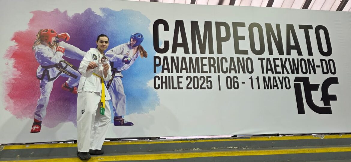 El taekwondo de General Piran se trae un Bronce tras su primera participación internacional en Chile
