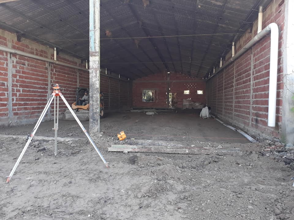Los Bomberos Voluntarios de Vivoratá retomaron la construcción de su nuevo cuartel