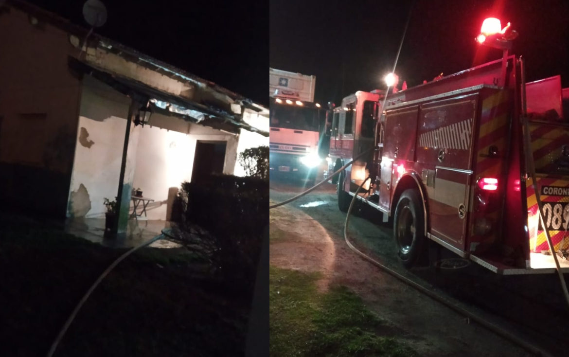 CNEL VIDAL: Se incendió una vivienda a la medianoche de este domingo