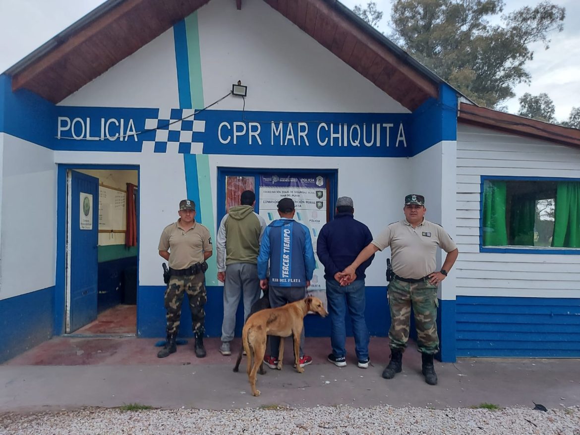 SANTA CLARA: Personal del CPR aprehendió a tres sujetos con armas de fuego y perros galgos para la caza furtiva
