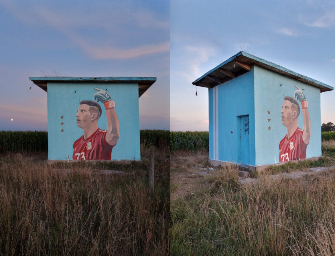MAR CHIQUITA MUNDIAL: Artistas locales homenajean con murales a los campeones de Qatar 2022