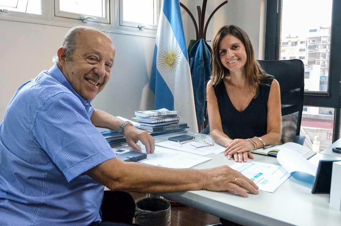 Importante encuentro de Jorge Paredi y Fernanda Raverta: Coronel Vidal tendrá sede propia de ANSES