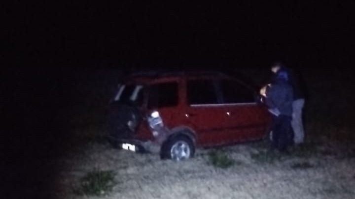 GENERAL PIRAN: Dos camionetas chocaron en el km 318 este sábado por la noche