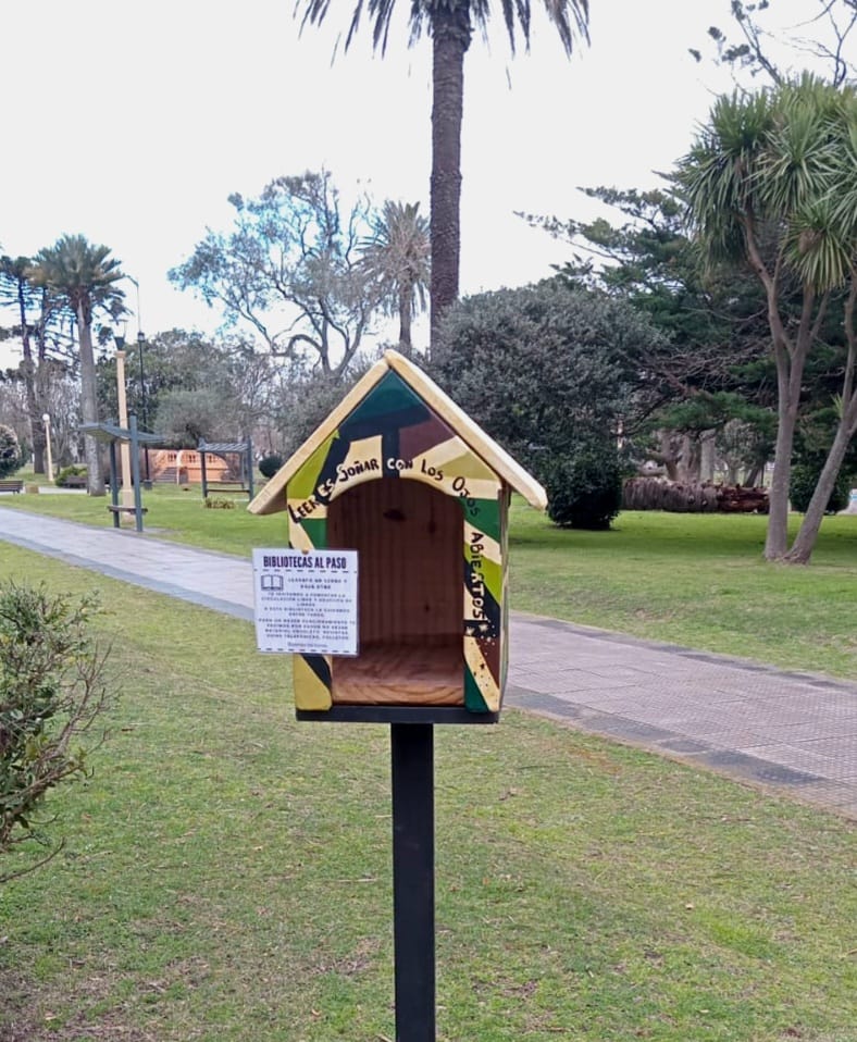 Se instaló la primera «Casita Literaria» en Coronel Vidal