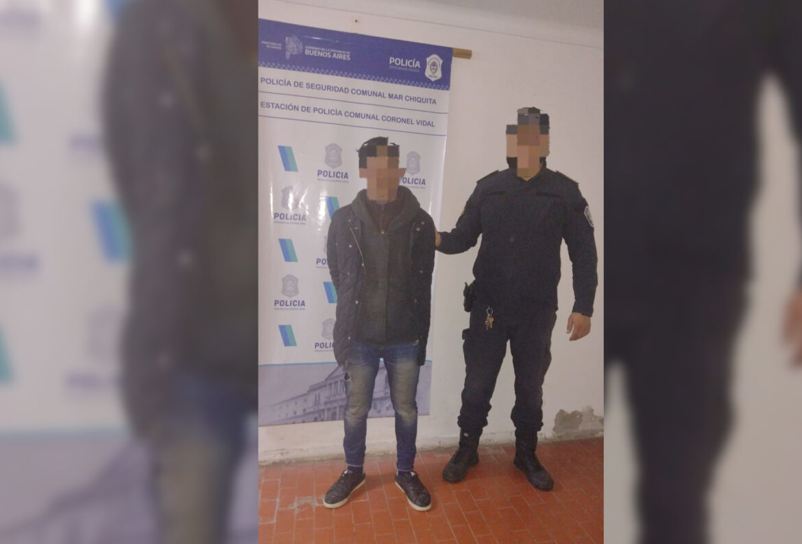 CORONEL VIDAL: Demoran a un sujeto que llevaba entre sus prendas un arma blanca