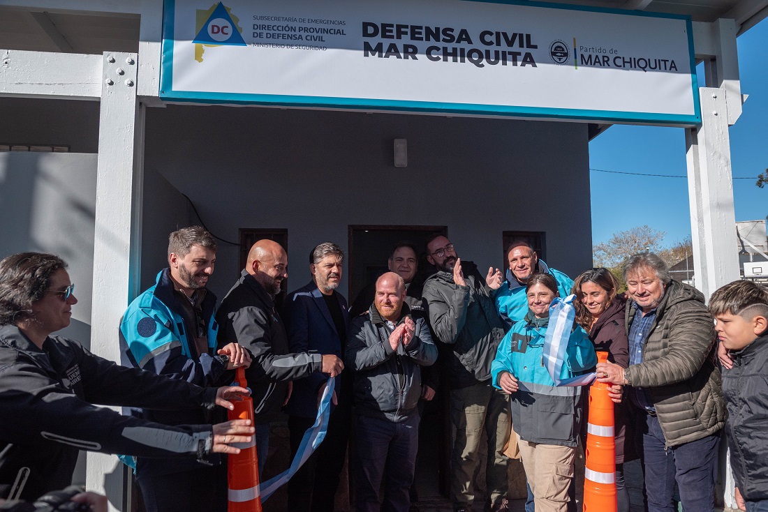 Se inauguró una Oficina de Defensa Civil en Mar de Cobo  