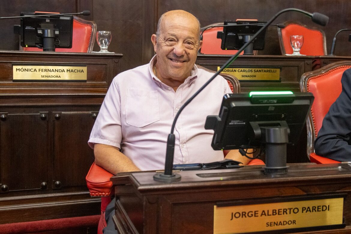 Jorge Paredi: “Vamos a defender a los bonaerenses, desde el Senado y en la calle”