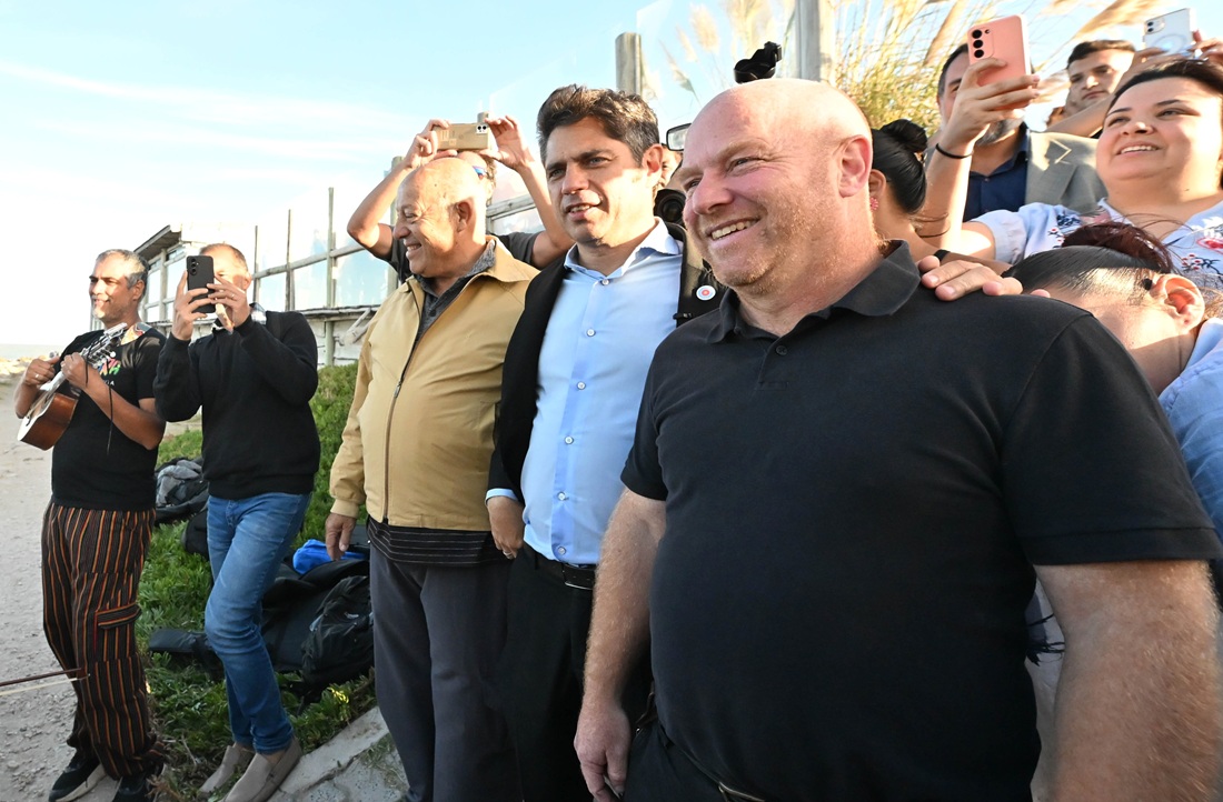 Kicillof y Walter Wini anunciaron una importante obra de desagües pluviales en Santa Clara del Mar